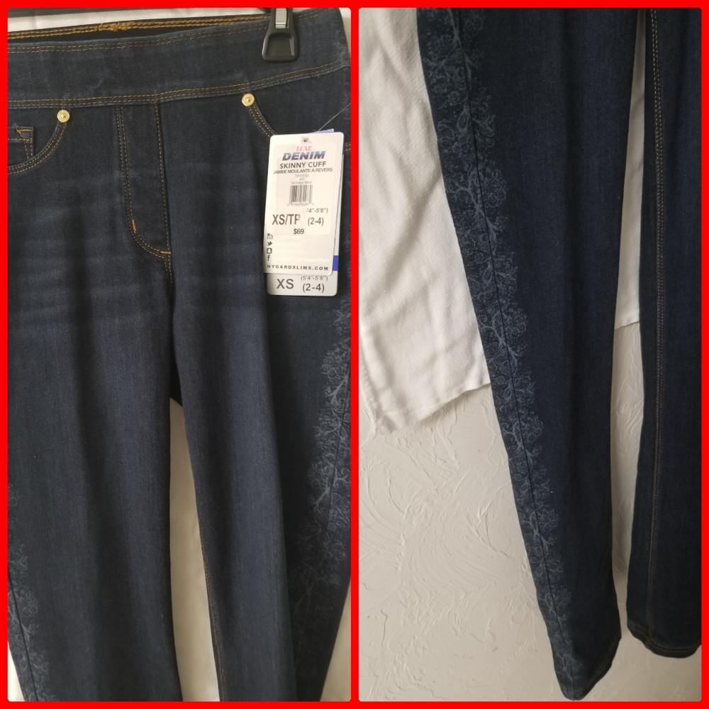 BRAND NEW LUXE DENIM SLIM SUPER STRETCH SIZE 4